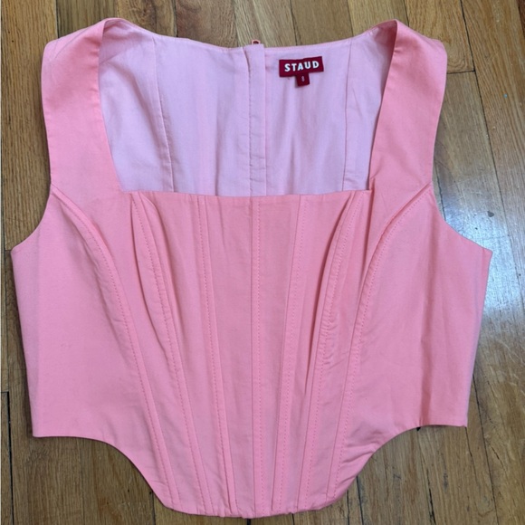 Staud: coral Corset - Picture 1 of 2